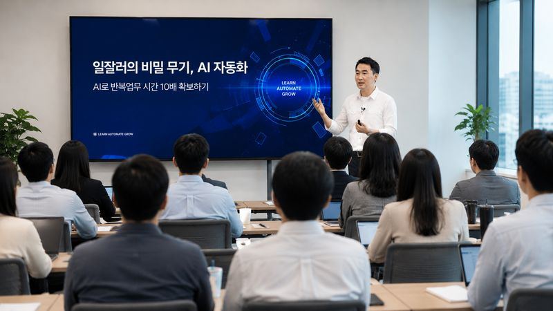 기업 AI 프레젠테이션 교육 현장